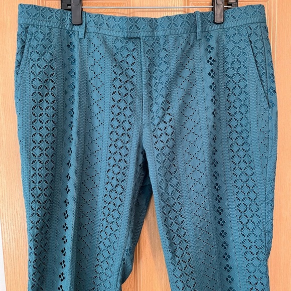 International Concepts Eyelet Pants in Island Breeze  NWT - Picture 8 of 13